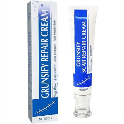 Grunsify Advanced Scar Repair Cream – Fade Scars & Tighten Skin for Men and Women